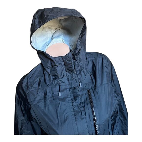 L.L.Bean Trail Model Black Rain Jacket extra small waterproof lightweight coat - Picture 6 of 12